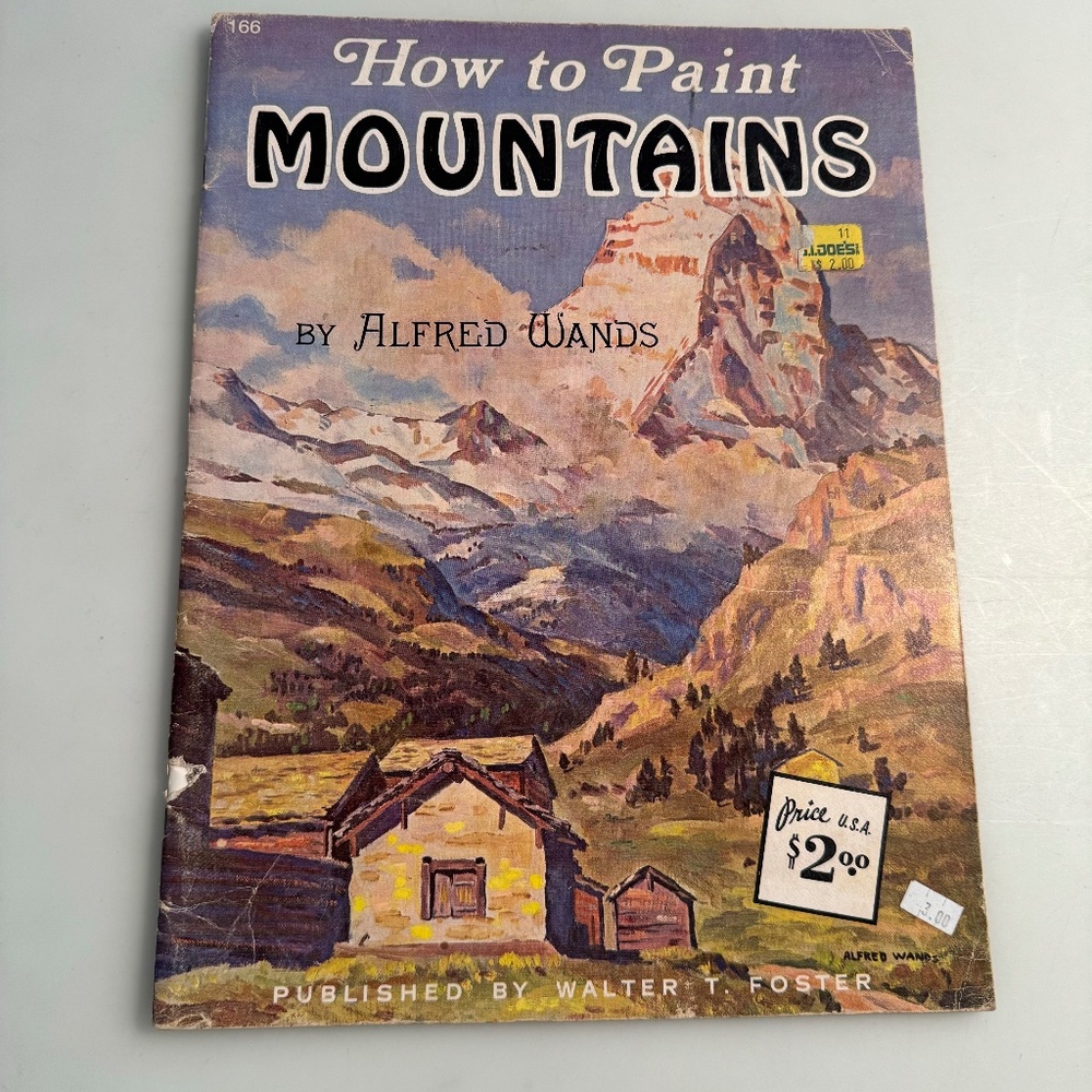 Walter Foster How to Paint Mountains Art Instruction Book